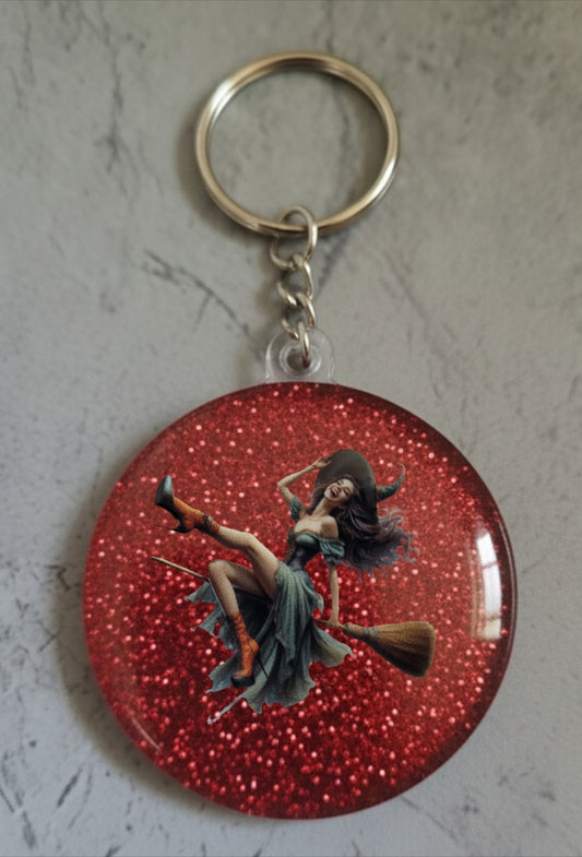 🔮 Porte-clés Sorcière – Accessoire magique et personnalisable (Copie)