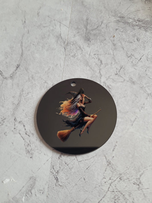🔮 Porte-clés Sorcière – Accessoire magique et personnalisable