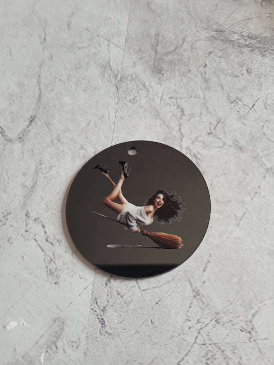 🔮 Porte-clés Sorcière – Accessoire magique et personnalisable