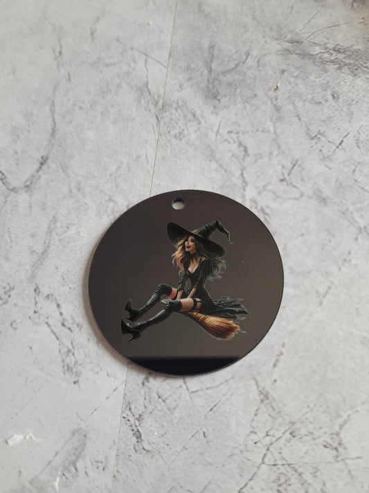 🔮 Porte-clés Sorcière – Accessoire magique et personnalisable