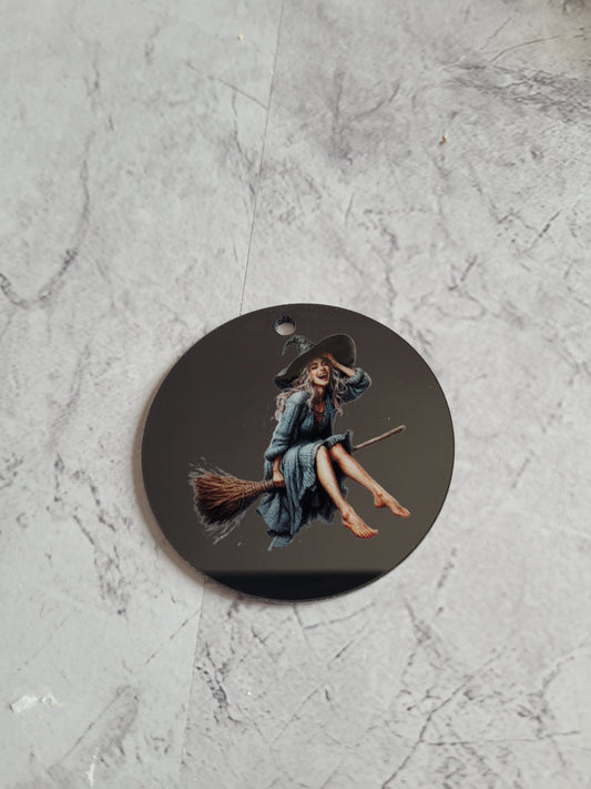 🔮 Porte-clés Sorcière – Accessoire magique et personnalisable