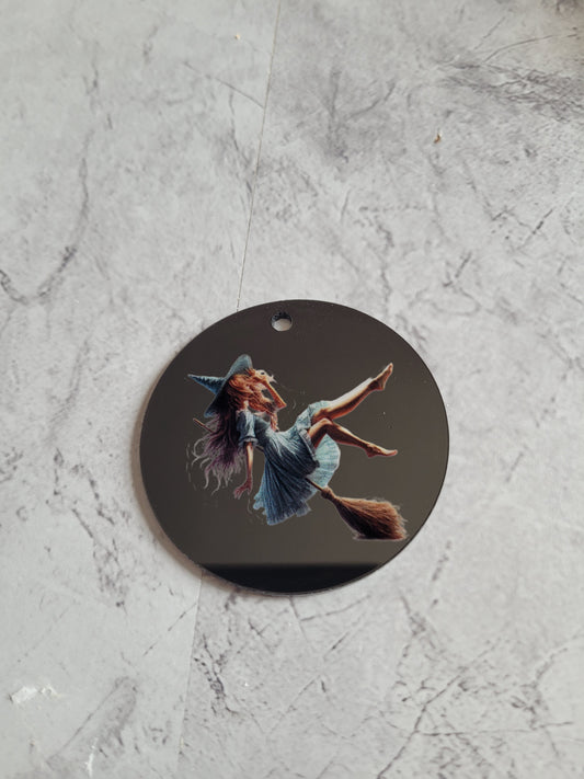 🔮 Porte-clés Sorcière – Accessoire magique et personnalisable